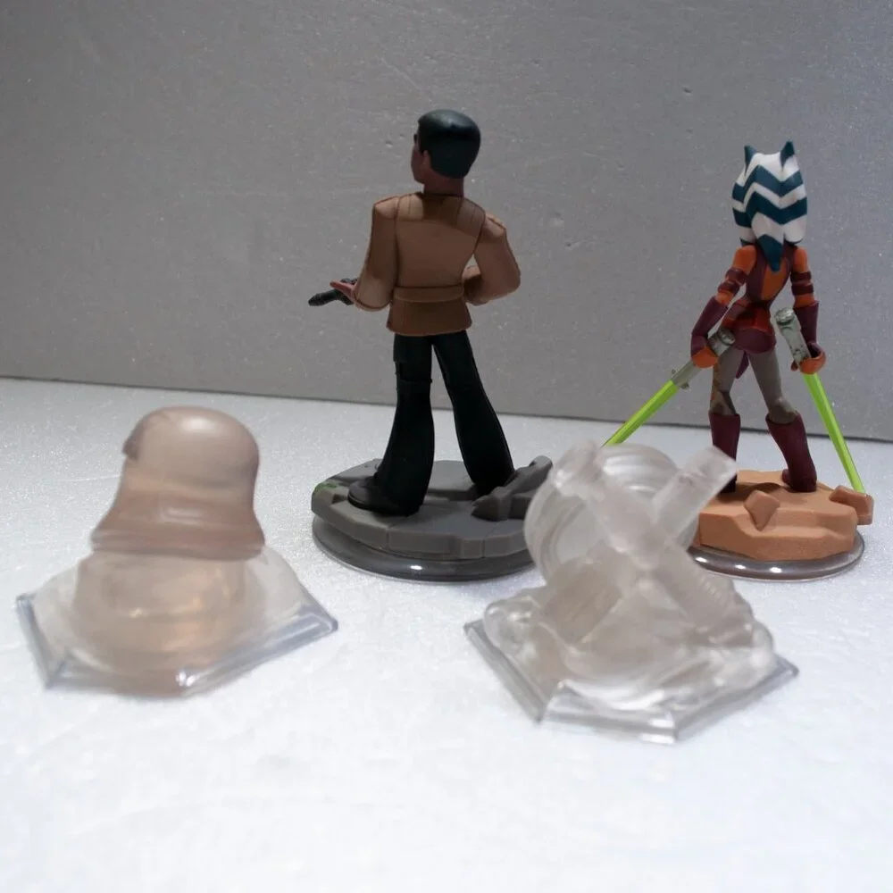 Lot of 4 Disney Infinity 3.0 Star Wars Figure Ahsoka Finn Pieces Character